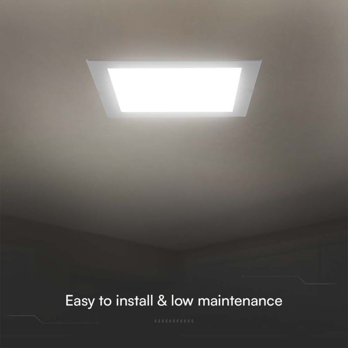 V-TAC LED Mini Panel - Superficie Retroiluminada - IP20 - Cuerpo Blanco - 3W - 330 Lumens - 3000K-extra-5.webp