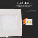 Mini panel LED cuadrado V-TAC - Serie Premium - IP20 - Blanco - 6W - 420 Lumens - 3000K-extra-1.webp