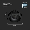 V-TAC LED Down Light - Bridgelux - IP20 - Negro + Negro - 18W - 1860 Lumens - 3IN1-extra-3.webp