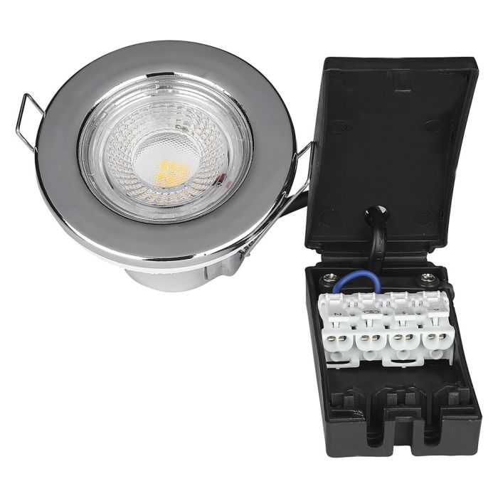 LED PRO Down Light Resistente al fuego - Samsung - IP65 Waterproof - Cromo - 5W- 500 Lumens - 6400K-extra-4.webp