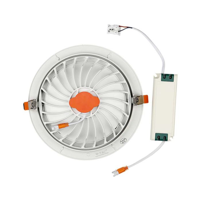 V-TAC LED Foco empotrable Ajustable - Samsung - IP20 - Blanco - 30W - 3040 Lumens - 3000K-extra-8.webp