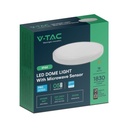 V-TAC LED Plafón redondo - Samsung - Sensor - IP44 - Blanco - 18W- 1830 Lumens - 4000K - 295MM-extra-9.webp