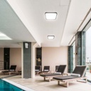 V-TAC LED Plafón cuadrado - Sensor - IP44 - Negro - 18W- 1830 Lumens - 4000K-extra-2.webp