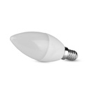Bombilla LED V-TAC - Vela - Soporte E14 - IP20 - Blanca - 3.7W - 320 Lumens - 3000K - Pack de 25-extra-6.webp