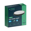 V-TAC LED Plafón redondo - Samsung - IP44 - Negro - 24W- 2500 Lumens - 4000K-extra-7.webp