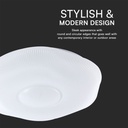 V-TAC Lámpara de techo de diseño - Mando a distancia con cambio de color - IP20 - 60W- 6000 Lumens - 3IN1-extra-4.webp