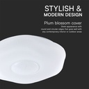 V-TAC Lámpara de techo de diseño - Mando a distancia con cambio de color - IP20 - 40W- 4000 Lumens - 3IN1-extra-4.webp