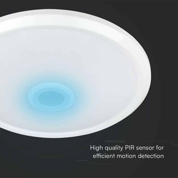 V-TAC LED Luz Techo - Samsung - Sensor PIR - IP20 - Blanco - 12W - 900 Lumens - 3IN1-extra-6.webp