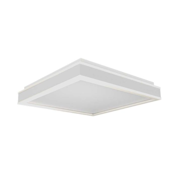 V-TAC Plafón de Diseño cuadrado - IP20 - Cuerpo Blanco - 38W- 4000 Lumens - 4000K-extra-1.webp