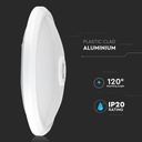 V-TAC LED Plafón redondo LED - Samsung - Sensor PIR - 290mm - IP20 - Blanco - 12W - 900 Lumens - 4000K-extra-7.webp