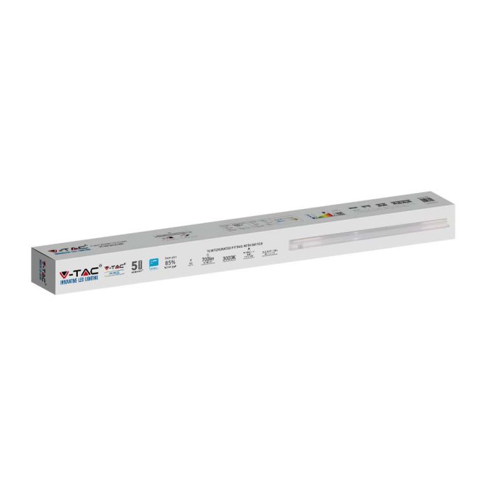 V-TAC Regleta LED T5 Integrada - Samsung - IP20 - Blanca - 7W- 700 Lumens - 3000K-extra-18.webp