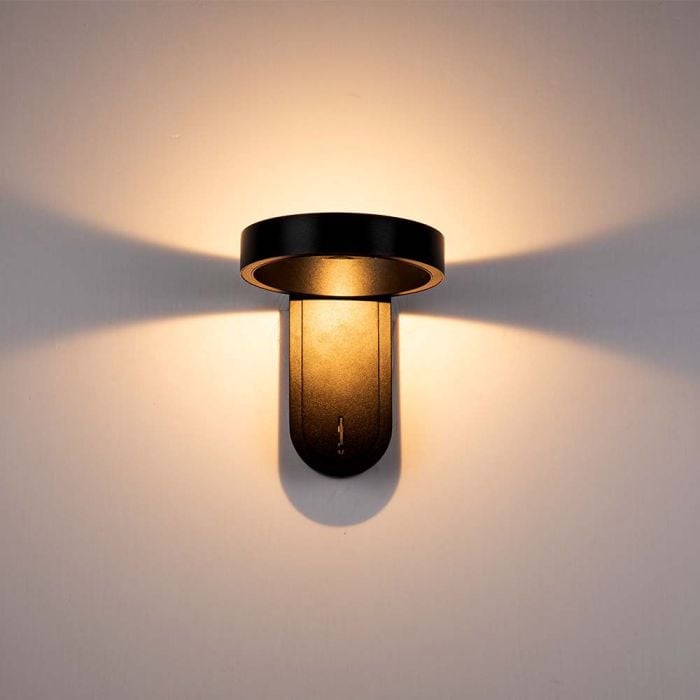 Aplique LED Giratorio V-TAC - IP20 - Cuerpo Negro - 5W- 600 Lumens - 3000K + 4000K-extra-1.webp