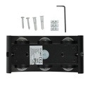 Aplique LED Semi Ovalado V-TAC - Bridgelux - Negro - IP54 - 6W - 540 Lumens - 3000K-extra-4.webp