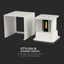 V-TAC LED Aplique Cuadrado - Bridgelux - IP65 Estanco - Blanco - 11W - 1360 Lumens - 4000K-extra-8.webp