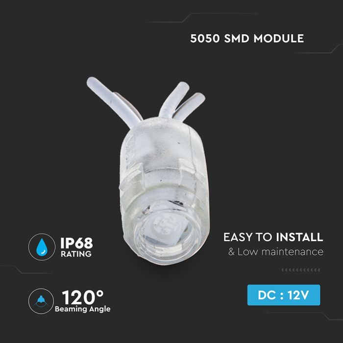 Tiras de Luz LED V-TAC - Módulos - IP68 Impermeable - Código de Color: Azul - 0.24W- 20 Lumens-extra-4.webp