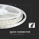 Tira de luz LED V-TAC - IP65 Impermeable - 3000K - Precio/1m (5m Rollo)-extra-5.webp