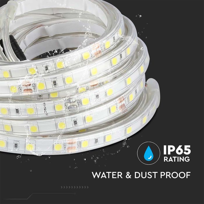 Tira de luz LED V-TAC - IP65 Impermeable - 4000K - Precio/1m (5m Rollo)-extra-6.webp