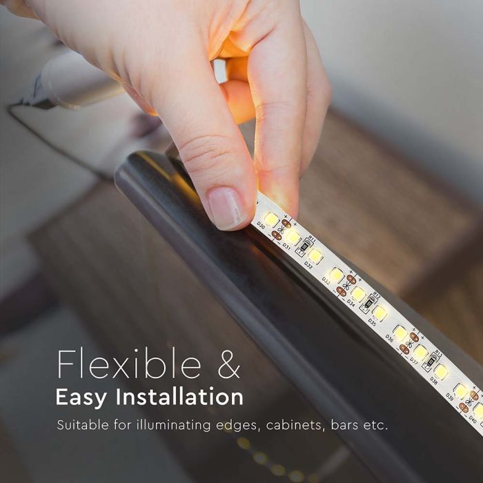 Tira de luz LED V-TAC - 110lm/w - Samsung - IP20 - 4000K - Precio/1m (5m Rollo)-extra-6.webp