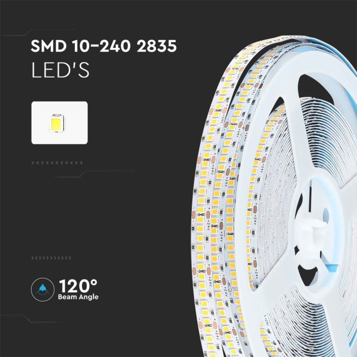 Tira de luz LED V-TAC - 110lm/w - Samsung - IP20 - 4000K - Precio/1m (Rollo de 10m)-extra-5.webp