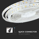 Tira de luz LED V-TAC - IP65 Impermeable - 4.8W- 4000K - Precio/1m (5m Rollo)-extra-9.webp