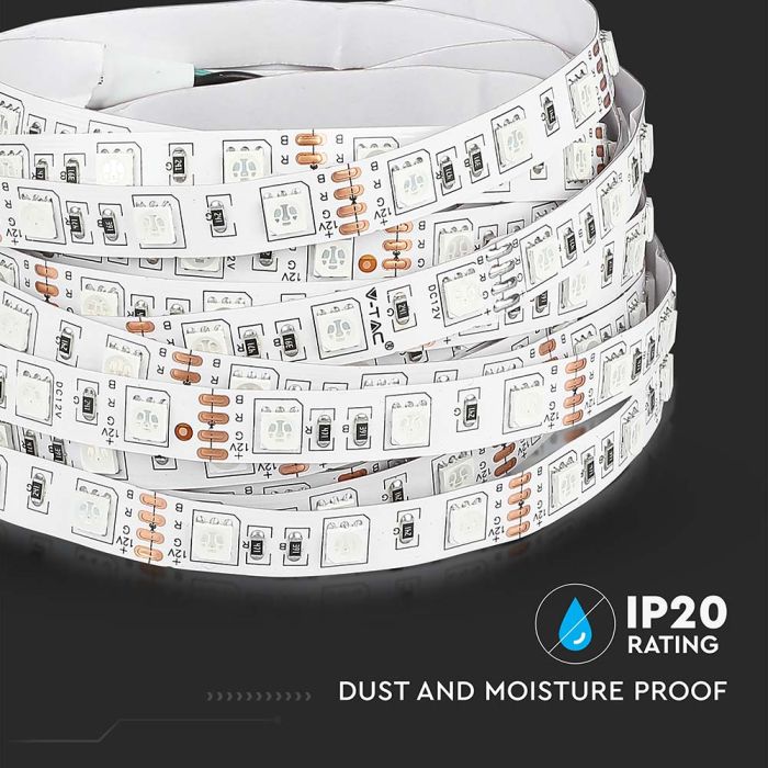 V-TAC Tira de Luz LED - IP20 - Código de Color: Verde - Precio/1m (5m Rollo)-extra-6.webp