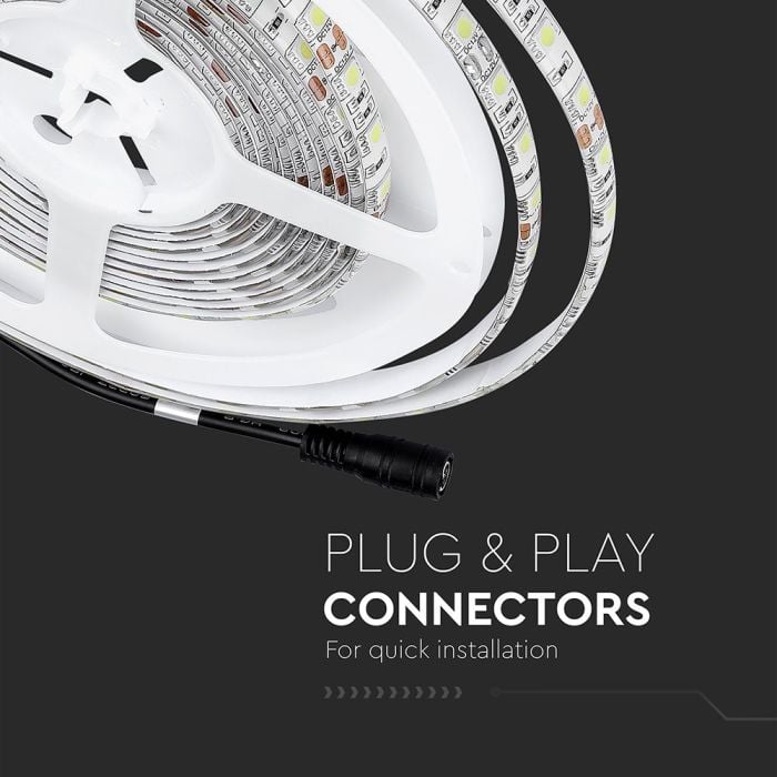 Tira de luz LED V-TAC - IP65 Impermeable - RGB - Precio/1m (5m Rollo)-extra-8.webp