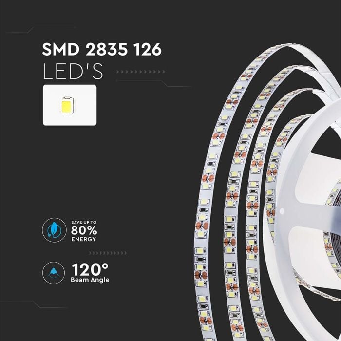 Tira de luz LED V-TAC - IP20 - 3000K - Precio/1m (5m Rollo)-extra-4.webp