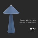 V-TAC Lámpara de Sobremesa Recargable - IP20 - Azul - 3W - 240 Lumens - 3IN1-extra-4.webp