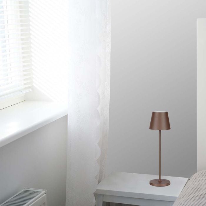 V-TAC Lámpara de mesa de carga inalámbrica - IP54 - Corten - 1.5W- 150 Lumens - 3000K-extra-2.webp