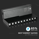 V-TAC LED Foco de carril magnético - Luz Lineal - IP20 - 20W - 1200 Lumens - 4000K-extra-6.webp