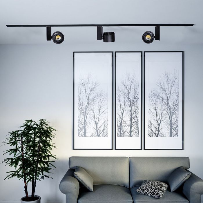 V-TAC LED Foco de carril - IP20 - Negro - 33W - 1800 Lumens - 5000K-extra-1.webp