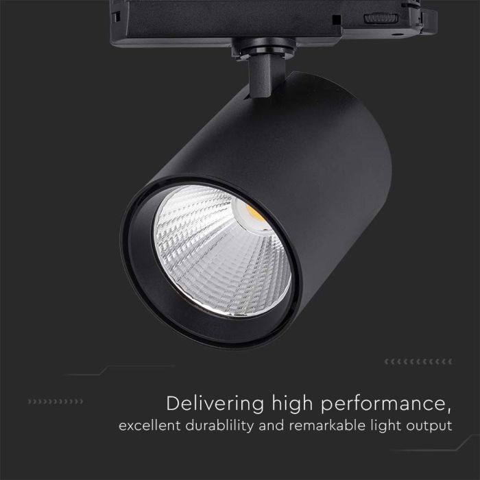 V-TAC LED COB Foco de carril - IP20 - Negro - 35W- 3000 Lumens - 4000K-extra-4.webp