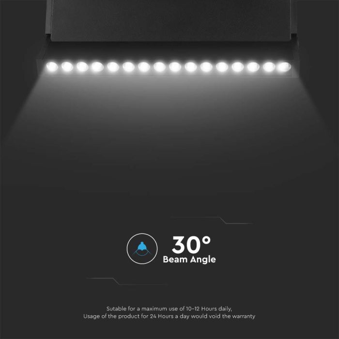 V-TAC Foco Carril LED SMART Magnético- Linear - IP20 - Negro - 18W - 1500 Lumens - 3IN1-extra-4.webp