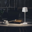 V-TAC Lámpara de Sobremesa Recargable - IP54 - Blanca - 2W- 200 Lumens - 3000K