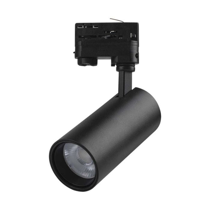 V-TAC LED COB Foco de carril - IP20 - Negro - 30W - 2900 Lumens - 3IN1