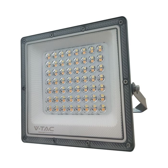 Proyector LED V-TAC - 100lm/w - IP65 Impermeable - Gun Grey - 50W - 4700 Lumens - 3IN1