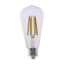 Bombilla LED V-TAC - ST64 - Soporte E27 - IP20 - Transparente - 4W - 840 Lúmenes - 3000K