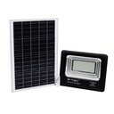 Proyector con panel solar V-TAC - IP65 Impermeable - Negro - 50W - 4200 Lumens - 4000K