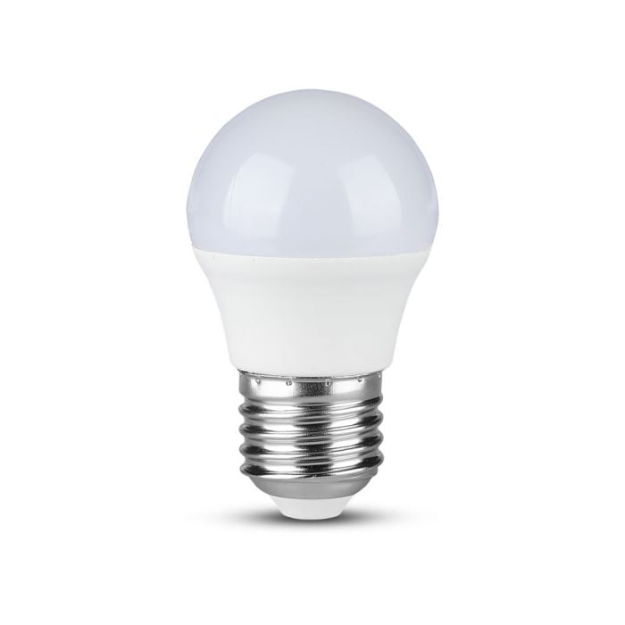 Bombilla LED V-TAC - Samsung - Golf - Soporte E27 - IP20 - Blanca - 6.5W - 600 Lumens - 4000K