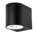V-TAC Aplique de Pared Exterior - Accesorios de Pared - Soporte GU10 - IP44 - Negro