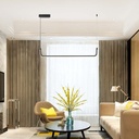 V-TAC Lámpara de techo de diseño - IP20 - Negra - 12W - 1200 Lumens - 4000K