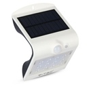 Aplique Solar V-TAC - IP65 Estanco - Blanco - 3W - 400 Lumens - 4000K + 3000K