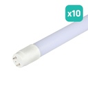 V-TAC Tubo LED T8 - IP20 - Blanco - 18W - 1850 Lumens - 6500K - 120CM - Pack de 10