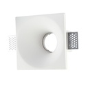 V-TAC LED Aro cuadrado - Empotrable - GU10 - IP20 - Blanco