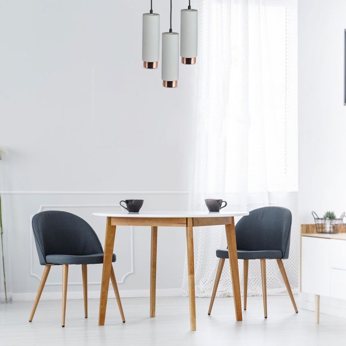 Lámpara Colgante V-TAC - GU10 - IP20 - Metal + Oro Rosa Mate