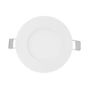 Mini panel LED redondo V-TAC - Serie Premium - IP20 - Blanco - 6W - 490 Lúmenes - 2700K