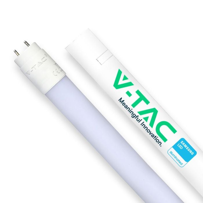 Tubo LED T8 V-TAC Samsung IP20 Blanco 9W 850 Lúmenes 4000K 60CM