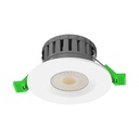 V-TAC LED Redondo Fire Rated Down Light - IP65 Impermeable - Cromo - 8W- 830 Lumens - 4IN1