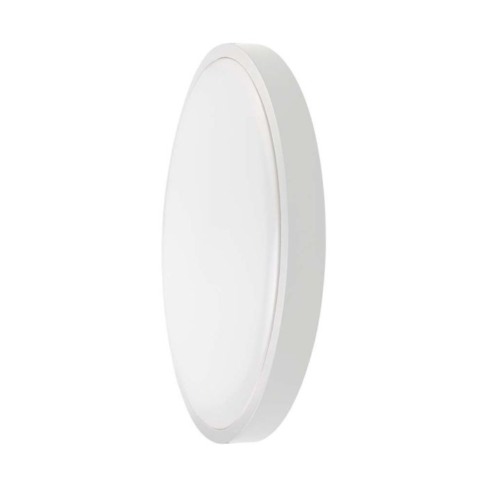 V-TAC LED Plafón redondo - Samsung - Sensor - IP44 - Blanco - 24W- 2500 Lumens - 6500K - 350MM
