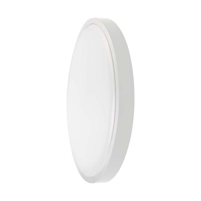 V-TAC LED Plafón redondo - Samsung - Sensor - IP44 - Blanco - 24W- 2500 Lumens - 4000K - 350MM